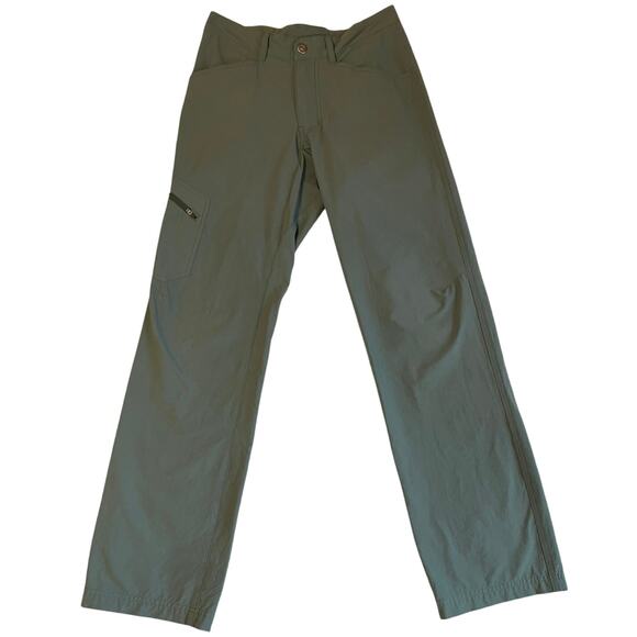 Patagonia Men's Hiking Outdoor Light Green/Gray Cargo Style Nylon Pants Size 28 - Picture 1 of 11